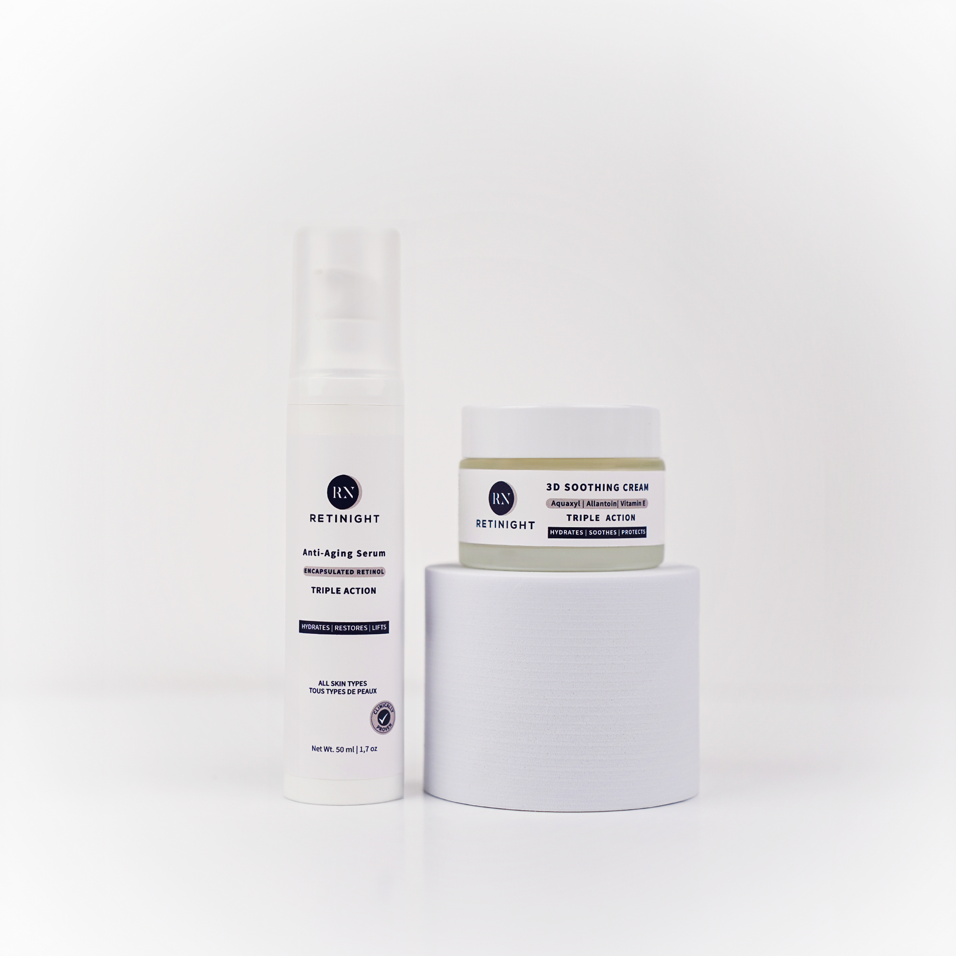 Pack découverte: Sérum & Crème apaisante Retinight