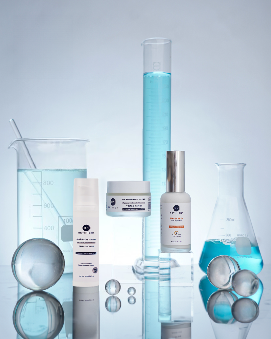 Pack Essentiel Retinight – Sérum Rétinol, Crème Apaisante & Écran Solaire Retinight